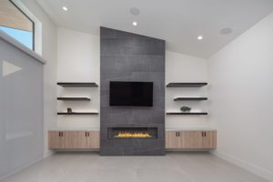 Living room storage design by Element Cabinet